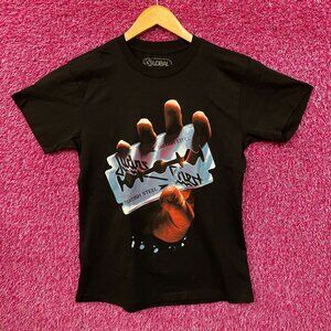 Judas Priest "British Steel" Album Cover Heavy Metal T-Shirt Medium